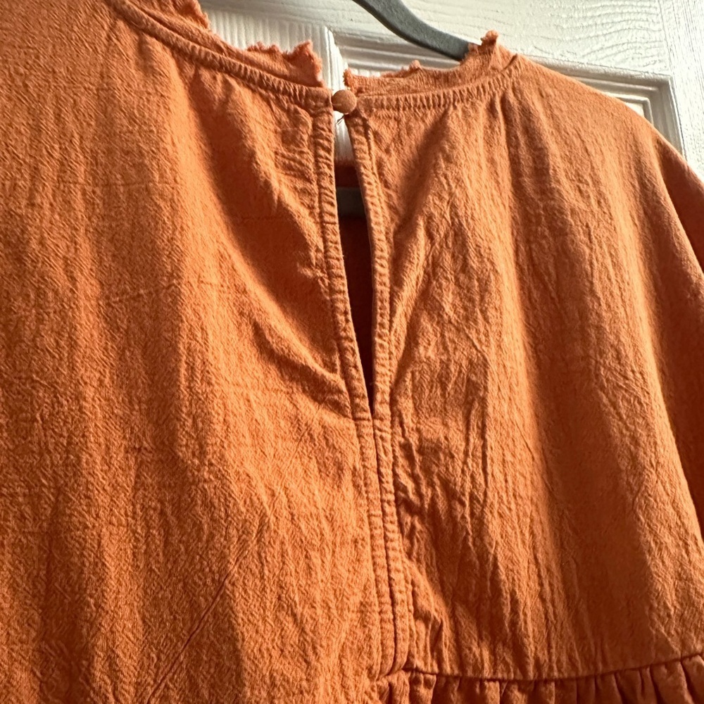 EUC Newbury Kustom FALL AT LAST RUST BLOUSE, large - Picture 8 of 10
